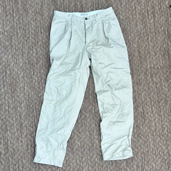 ORVIS pleated khaki chino pants - Picture 1 of 4